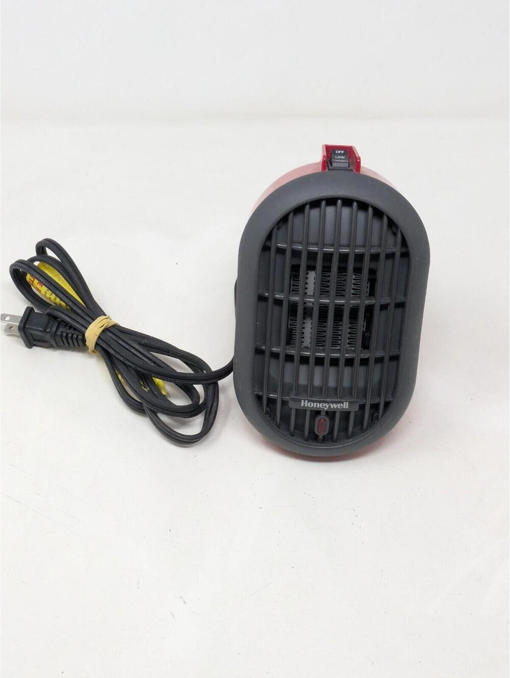 Honeywell HCE100B Heat Bud Ceramic Portable-Mini Heater - Red - Tested.
